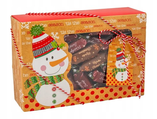 Krówki na święta prezent świąteczny mix smaków opakowanie 1kg pudełko