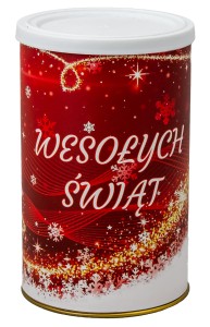 Krówki na święta mikołajki prezent świąteczny PUSZKA z krówkami upominek