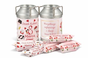 Kanka krówki na Dzień Kobiet prezent słodycze skarbonka 8 marca słodycze