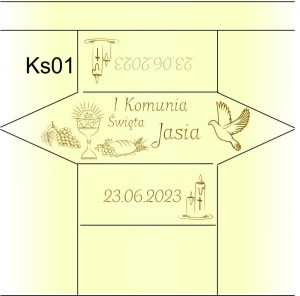 Krówki na 1 Komunię Świętą KS01