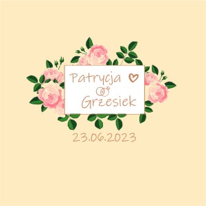 Krówki na ślub podziękowanie dla gości wz S18