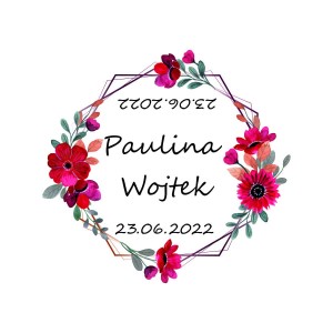 Krówki na ślub podziękowanie dla gości wz S21