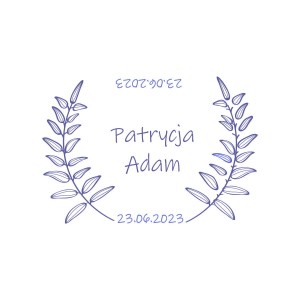 Krówki na ślub podziękowanie dla gości wz S26