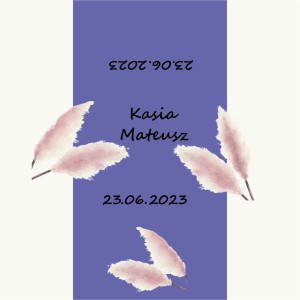 Krówki na ślub podziękowanie dla gości wz S30